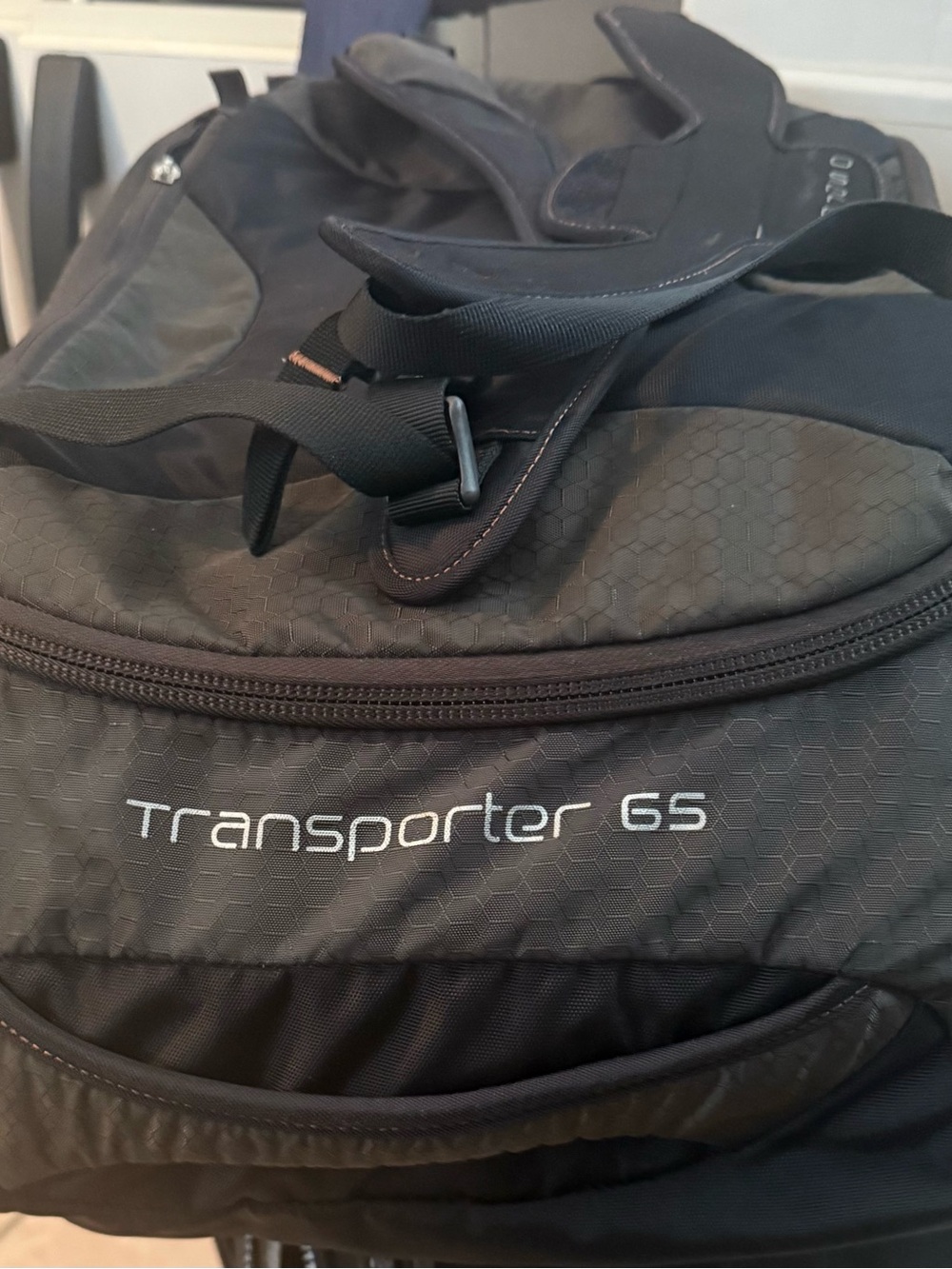 OSPREY Transporter 65 Black Duffel Bag